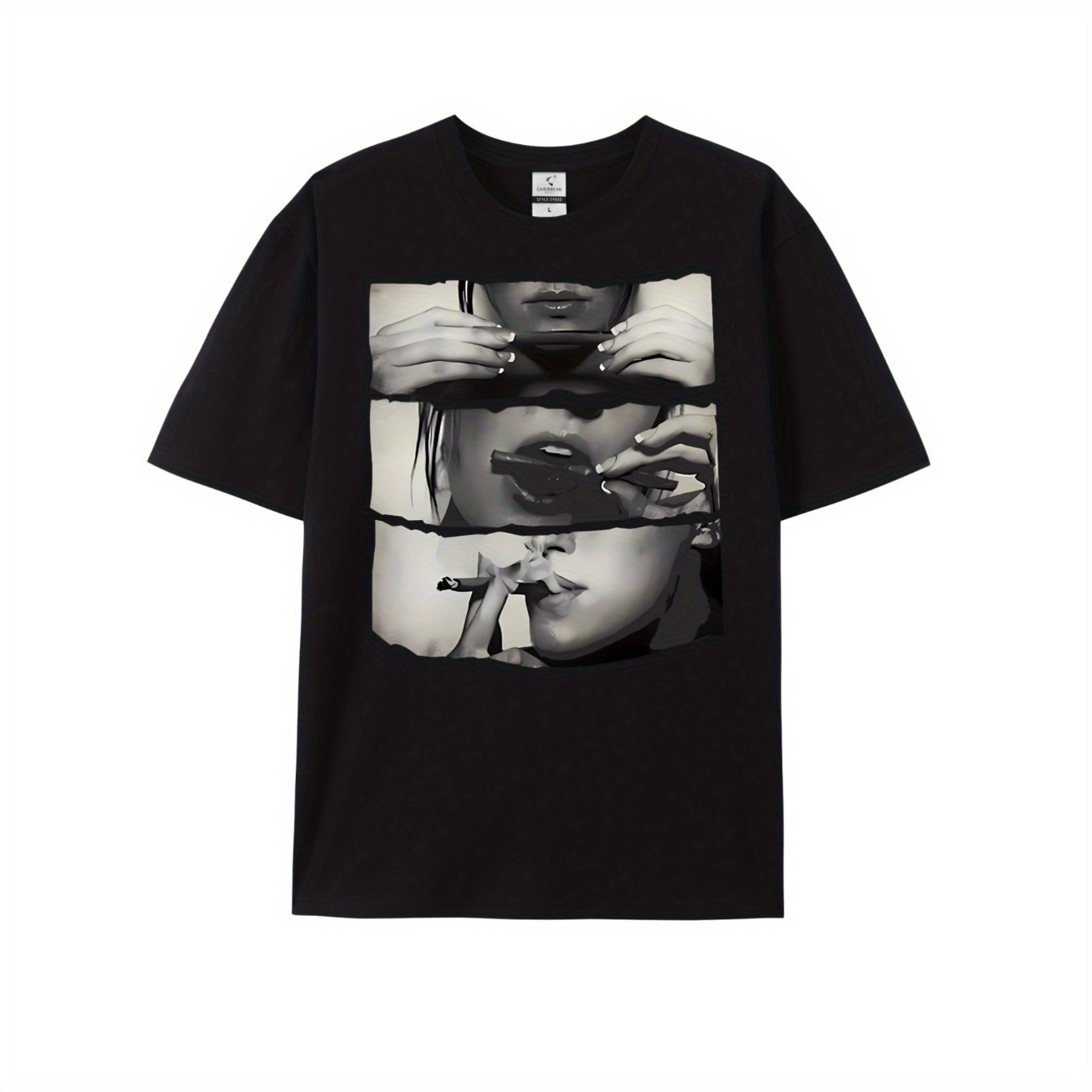 

Printed T- For Men, 100% , , Slight , Regular Fit, , Adult Tee Graphic For Men