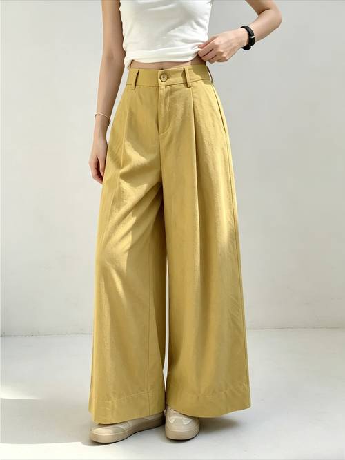 item picture womens fashion high waist palazzo pants modern chic style for business casual travel outdoor daily matching holiday wear spring summer