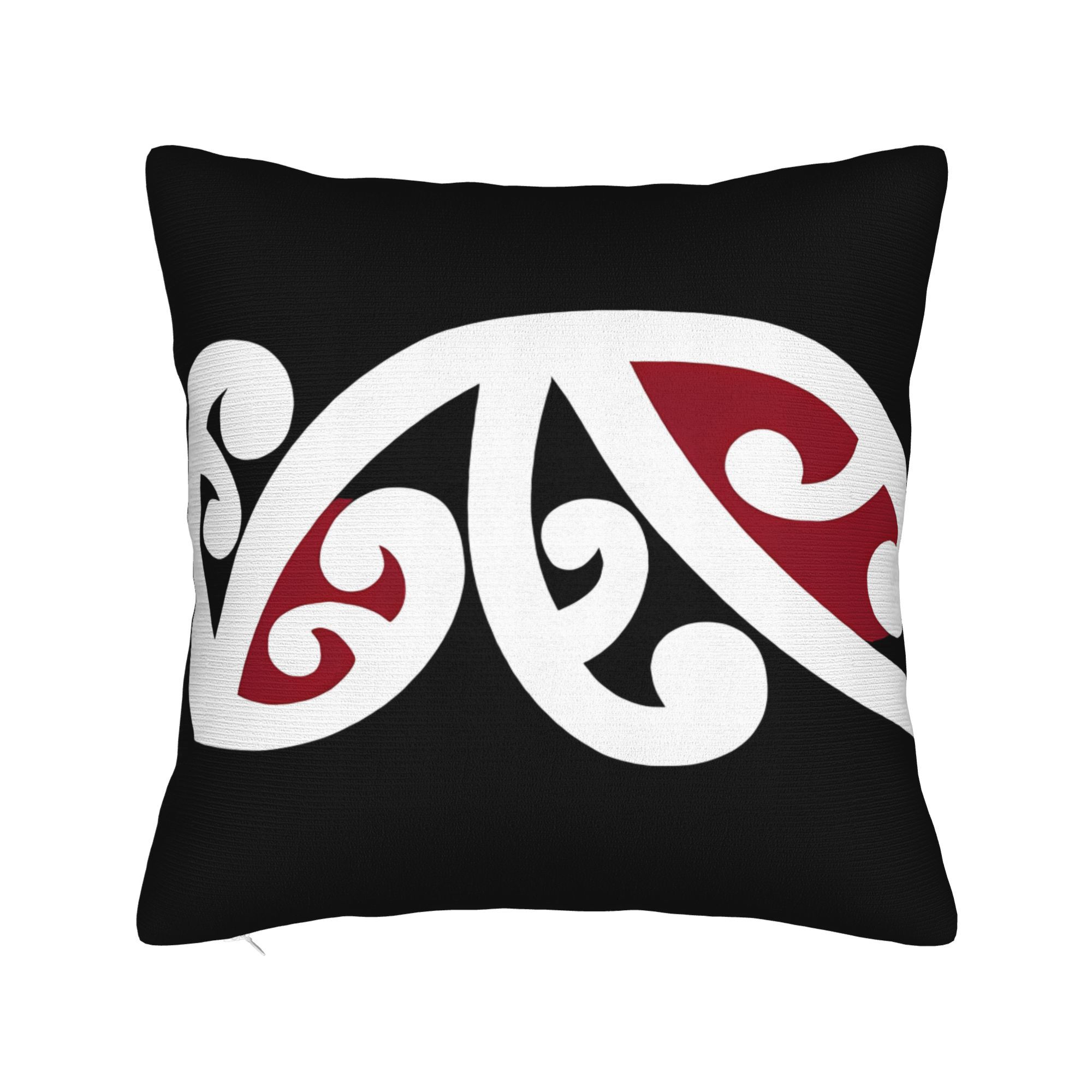 TEMU 2d Flat - 2d Print Design Maori Pattern Theme Throw Pillowcase Cushion Covers Decorative Cushion Cover Sofa Accessory Sofa Use Home Stylists
