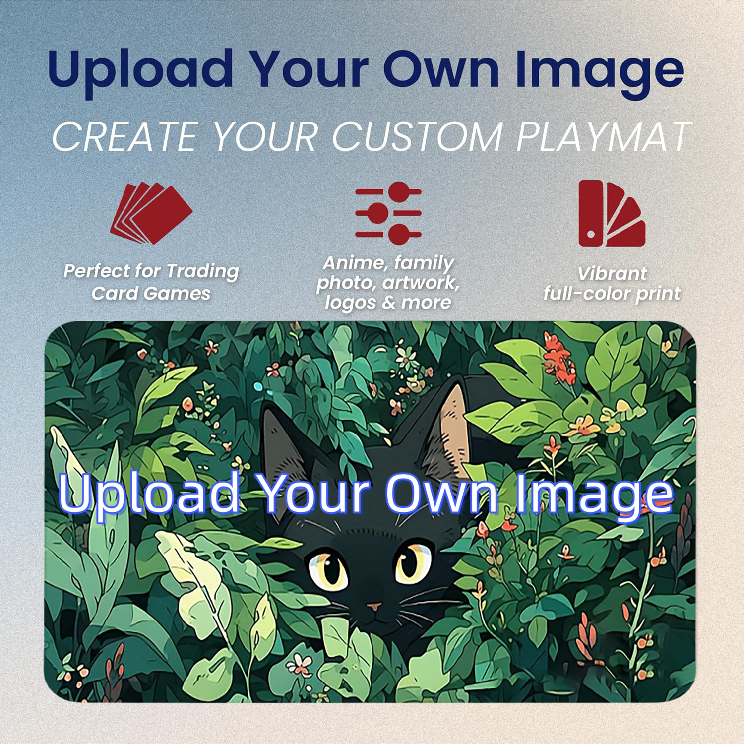 TEMU Tappetino Personalizzato per Giochi di Carte PTCG/TCG/CCG con / - Base per TCG, CCG, Zone di Carte, Tappetino da Gioco Compatibile con PTCG, per