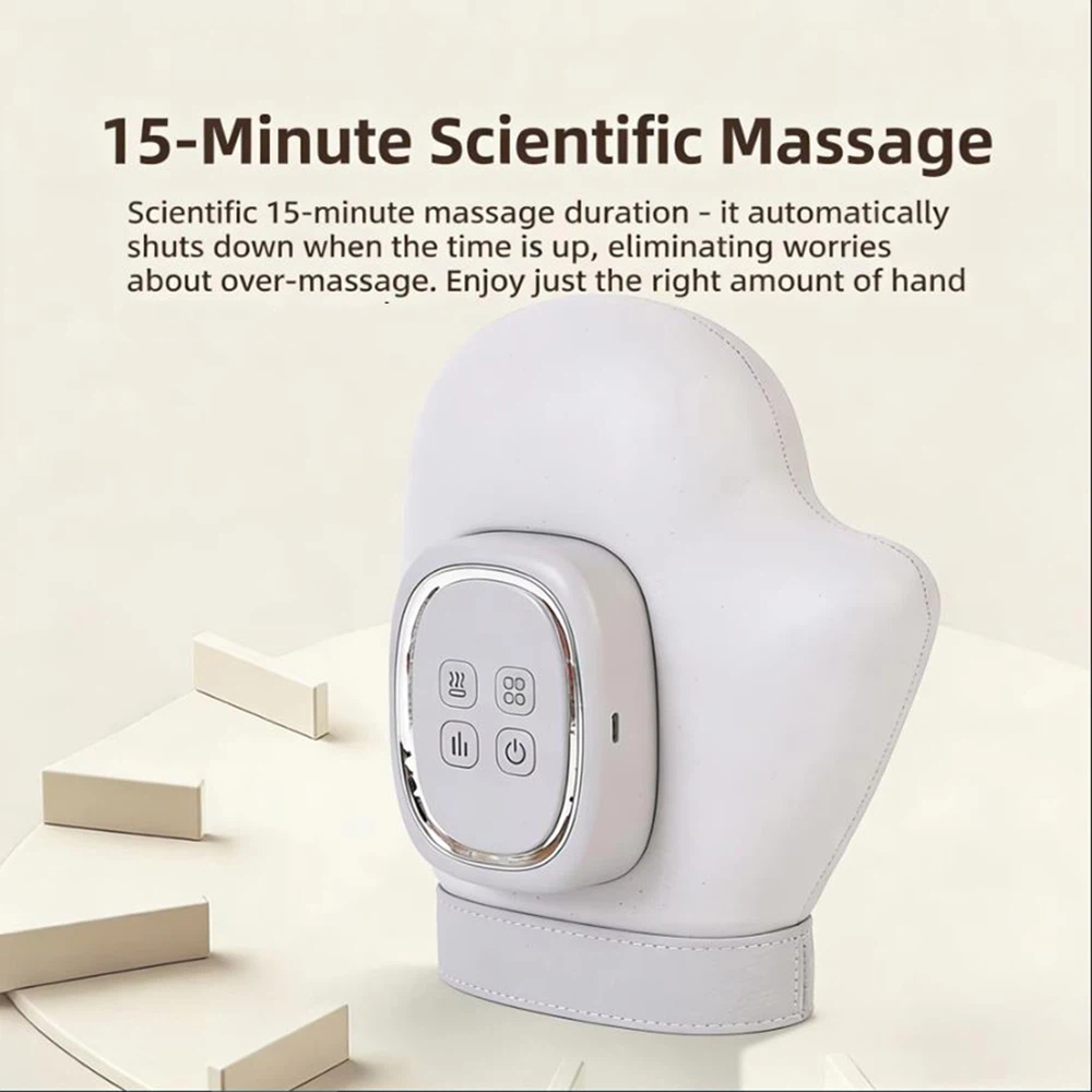 Hand Massager with Heat, Cordless Rechargeable Air Compression Hand Massage Glove, Full Finger & Palm Massage, 15-Minute Auto Shut-Off, Relaxing Gift for Men And Women - Image 9