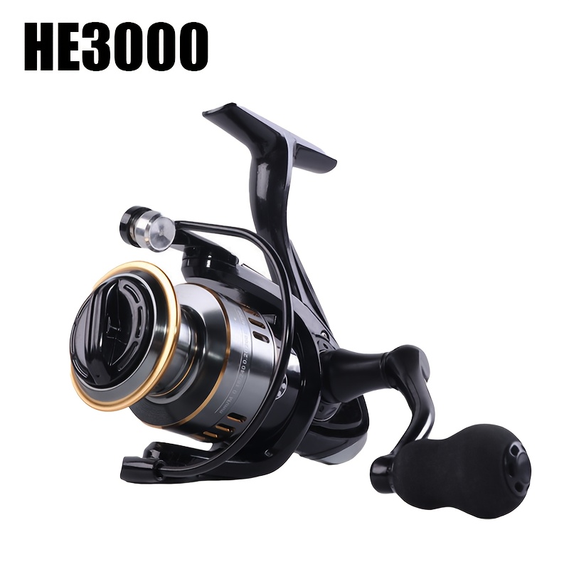 TEMU 1pc Of He1000-7000 Model Fishing Wheel Cup Metal Rocker Arm 5.2: Ratio 22.05lb Resistance Outlet Smooth And Sensitive Hand Interchangeable