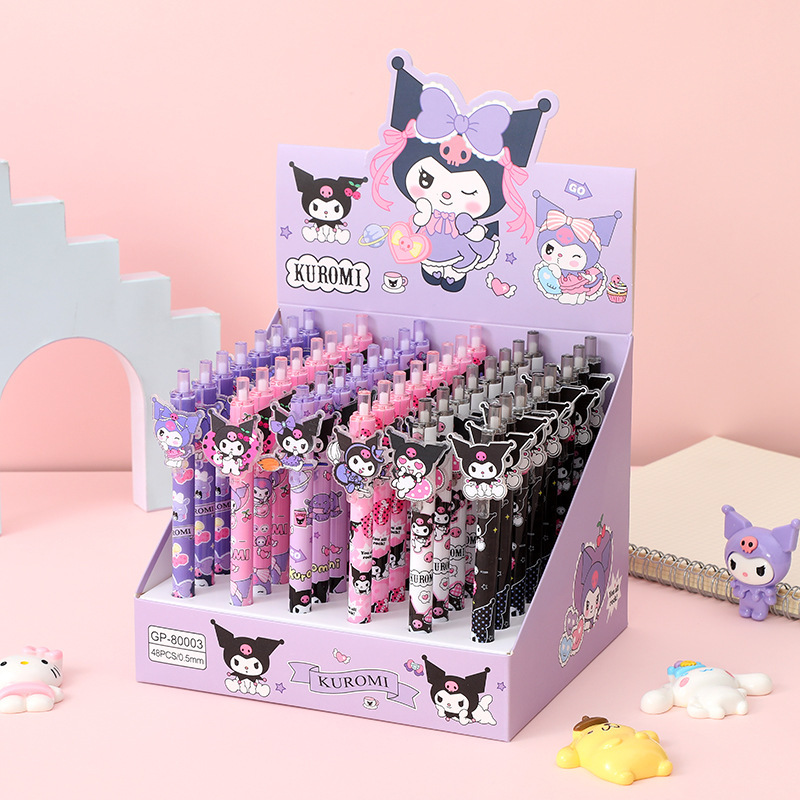   48 pack   st pusher gel pen zebra clip school supplies cute stationery colored pen stationery writing pen Product details 0