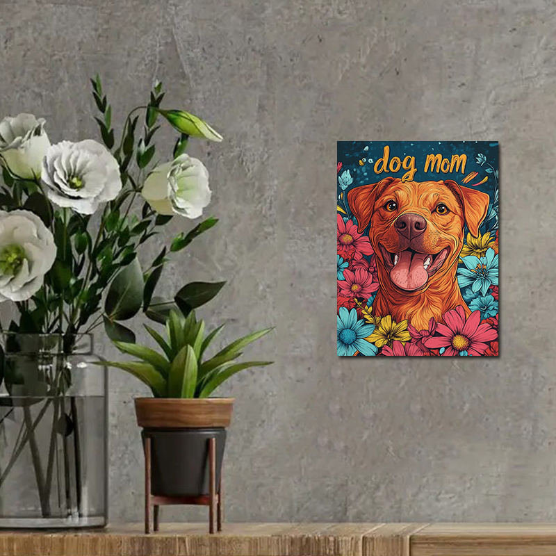 room decor 1  mom canvas art print 12 x16     and flowers frameless canvas poster   wall decoration for bedroom kitchen dining room