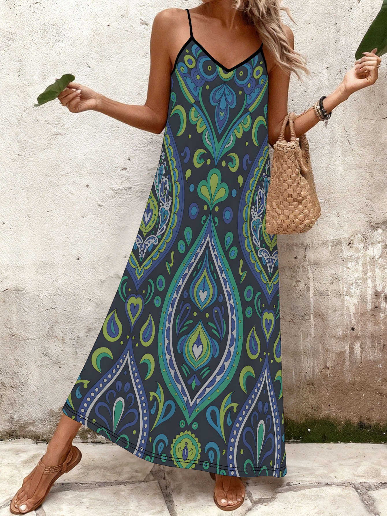 chinese dress ladies Women's Ancient Egyptian Pharaoh Graphic Maxi Dress Short Sleeve  LaCoCosh
