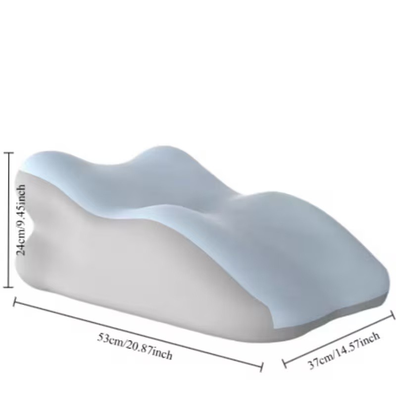 TEMU 2026 Upgraded Version: Multi-functional Ergonomic Wedge Pillow - Breathable And Non-stuffy For Stomach Sleeping, Bed Pillow For Lounging On