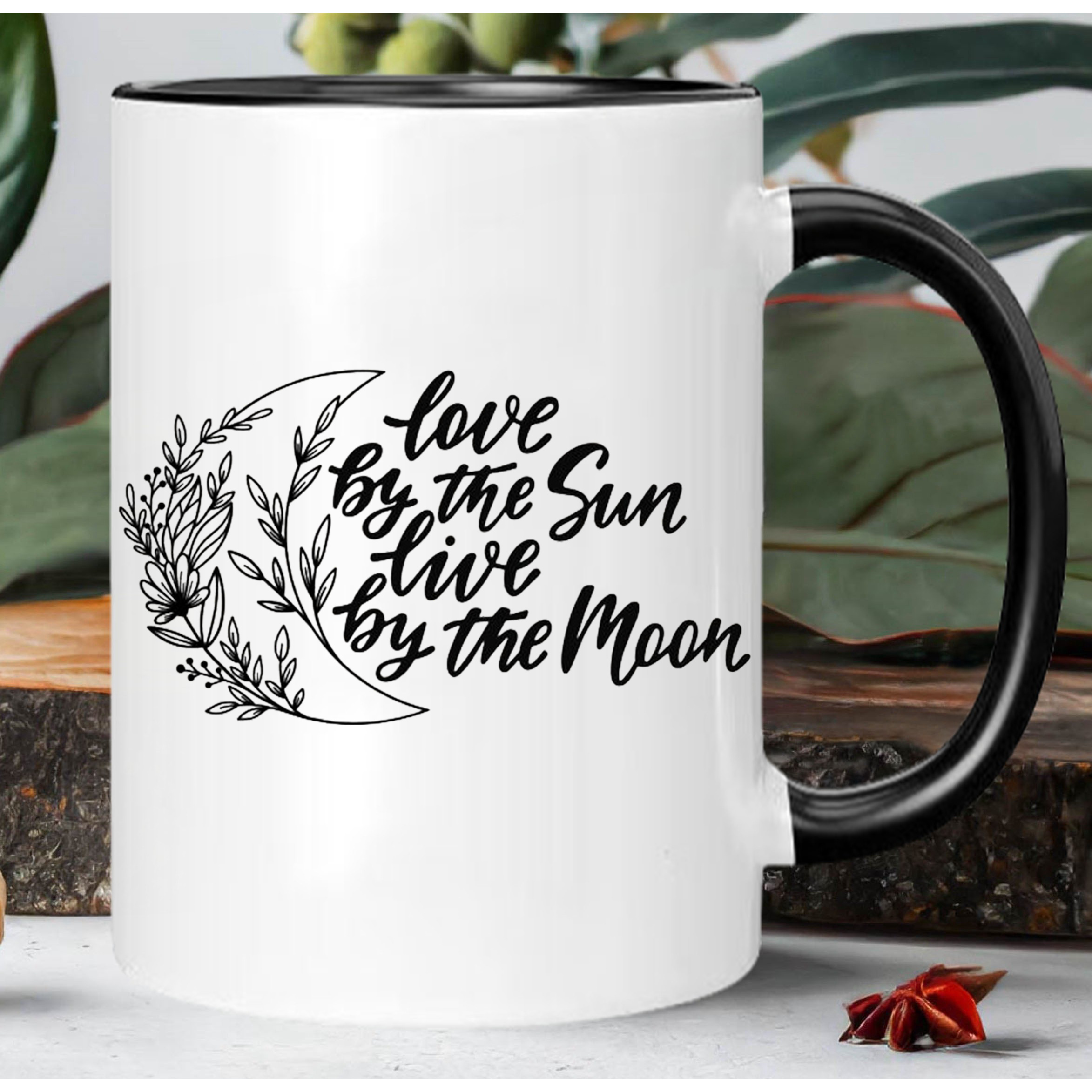 1pc 11oz ceramic coffee mug with inspirational quote love by the     insulated reusable hand wash only multipurpose gift mug for men and women coffee bar accessories details 2