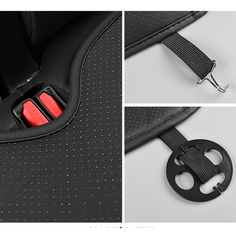 edge wrapping comfortable car front seat covers seat protectors anti slip   seat cushion covers for auto with faux leather Product details 5