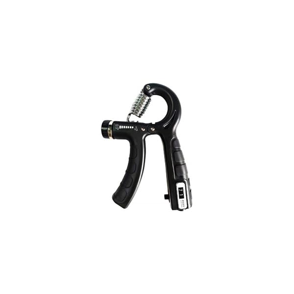 adjustable hand grip strengthener for   - 11.02-66.14lb  , ergonomic non-slip grip, portable home gym equipment for forearm, finger & wrist workout,  /gray/ , no power needed,   for strength training, hand grip strengthener, teenage workout, sleek exercise tool, sturdy construction, forearm exerciser,  ,   material,   trainer, fitness enthusiasts Product details 7