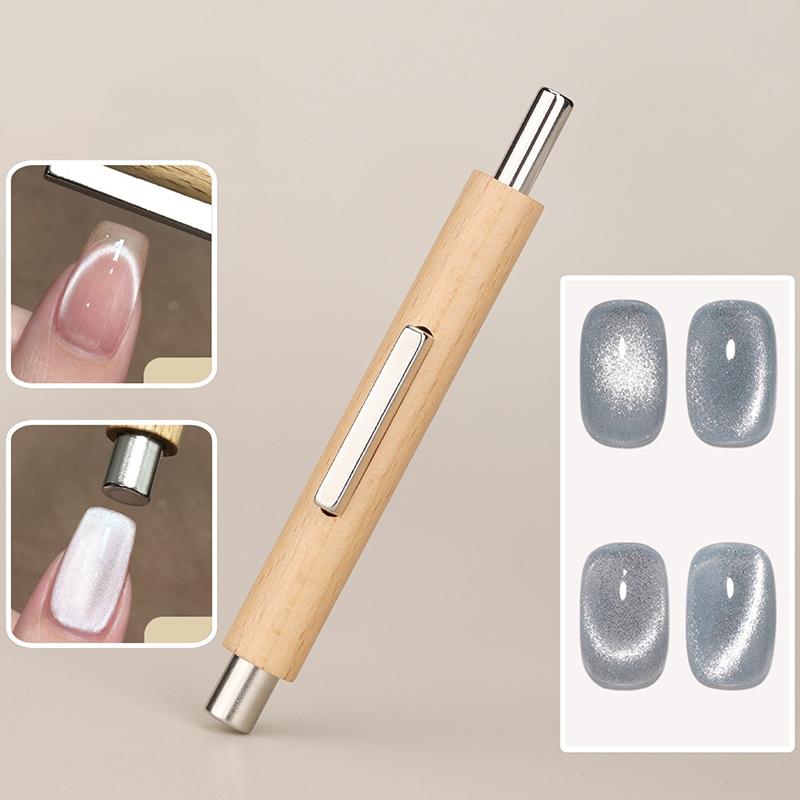 1pc 3in 1 Cat For Nail Art Strong Thick Magnetic Stick Large Cylindrical Magnetic Nail Tool Manicure Diy
