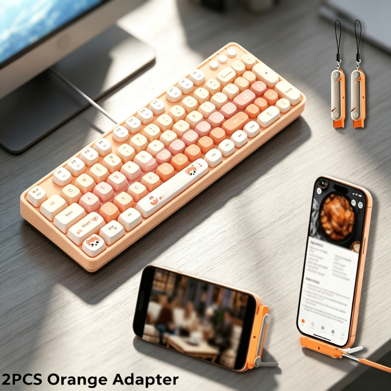 TEMU Set pezzi, Staffa MAX 240W - Adattatore staffa singola , Caricatore super veloce Type-C 2-in-1, Compatibile con iPhone