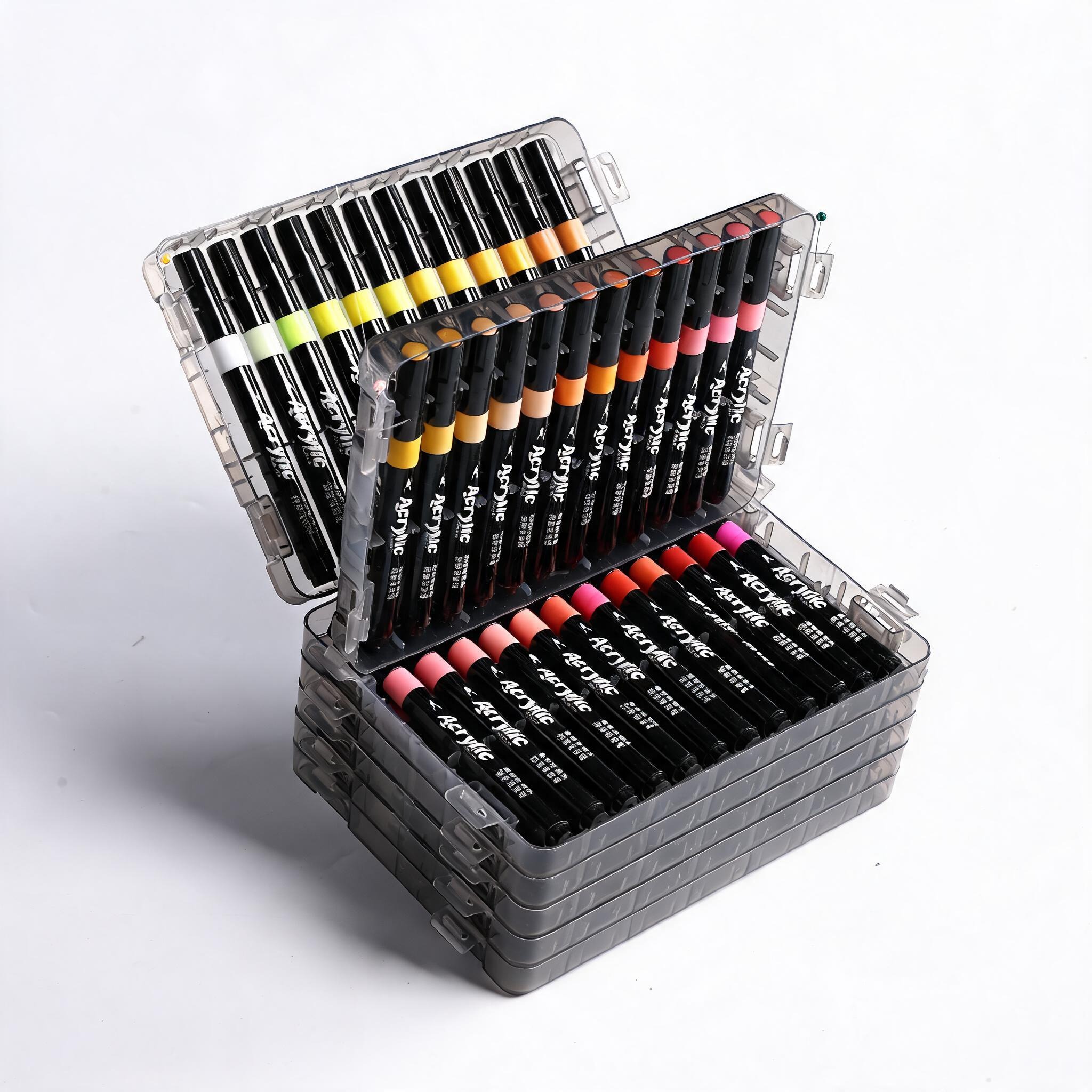 24/36/48 Color Quick-Drying Acrylic Marker Set