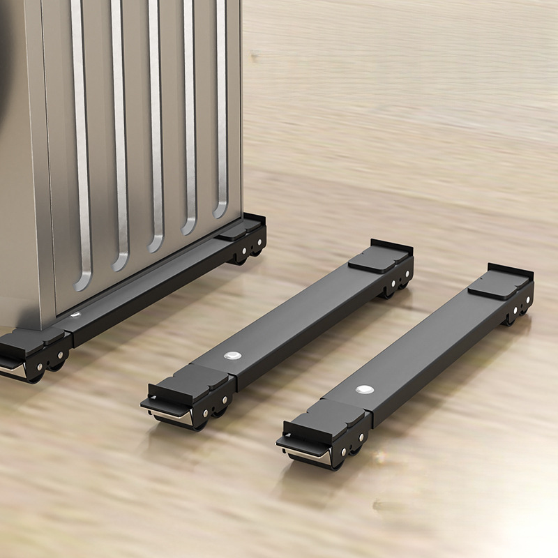 TEMU Refrigerator, Washing Machine, Dryer Base, Large Household Appliance Base, With Braking Function, Extendable, 45-70cm, Of Bearing 300kg, Carbon Steel Material, Anti-slip Base