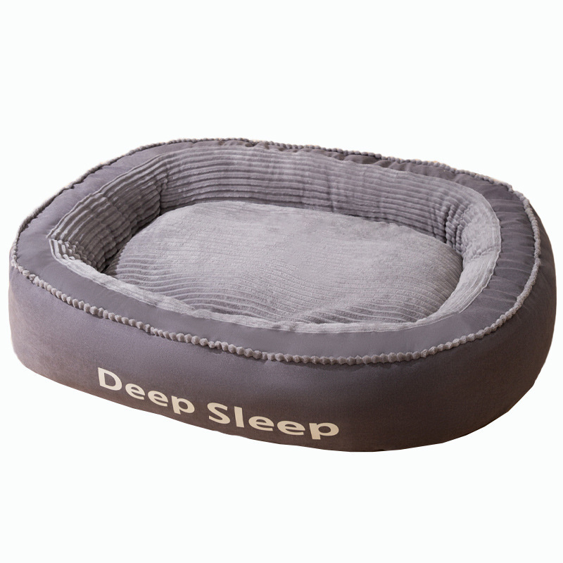 xxxl pet nest mat for medium large dogs detachable washable dog bed with plush   durable gray   easy clean indoor outdoor dog bedding extra large dog bed textured surface removable cover   home   materials   households Product details 6