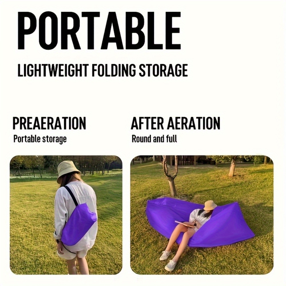 Lot De 2 Coussins Gonflables De Voyage - Légers, Imperméables - Pour Camping, Plage, Voiture