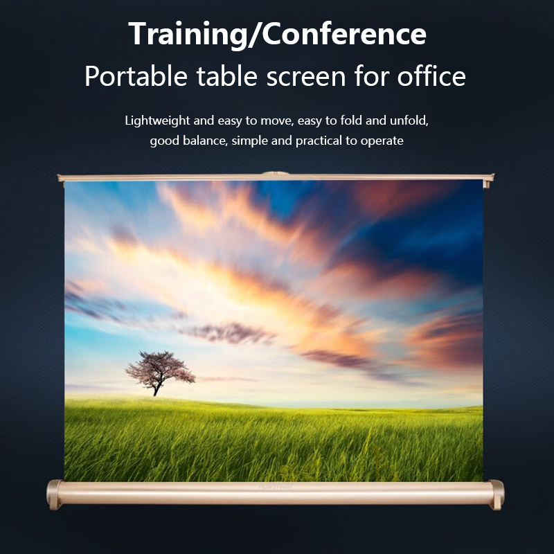 

Lightweight & Portable Projector Screen - -out Design For Indoor/outdoor Use, Ideal For School Meetings & Conferences