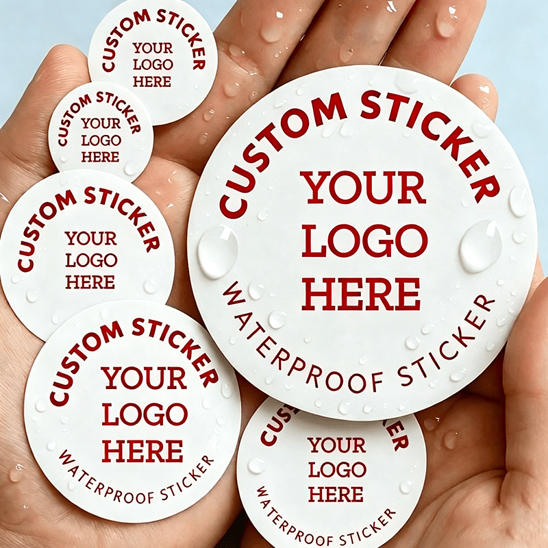 TEMU 1.18/1.57/1.97/2.36/2.76 Inch Round Pvc Suitable For Bottles, Milk Tea Cups, Jars & Party Decorations - Personalized Stickers With Custom