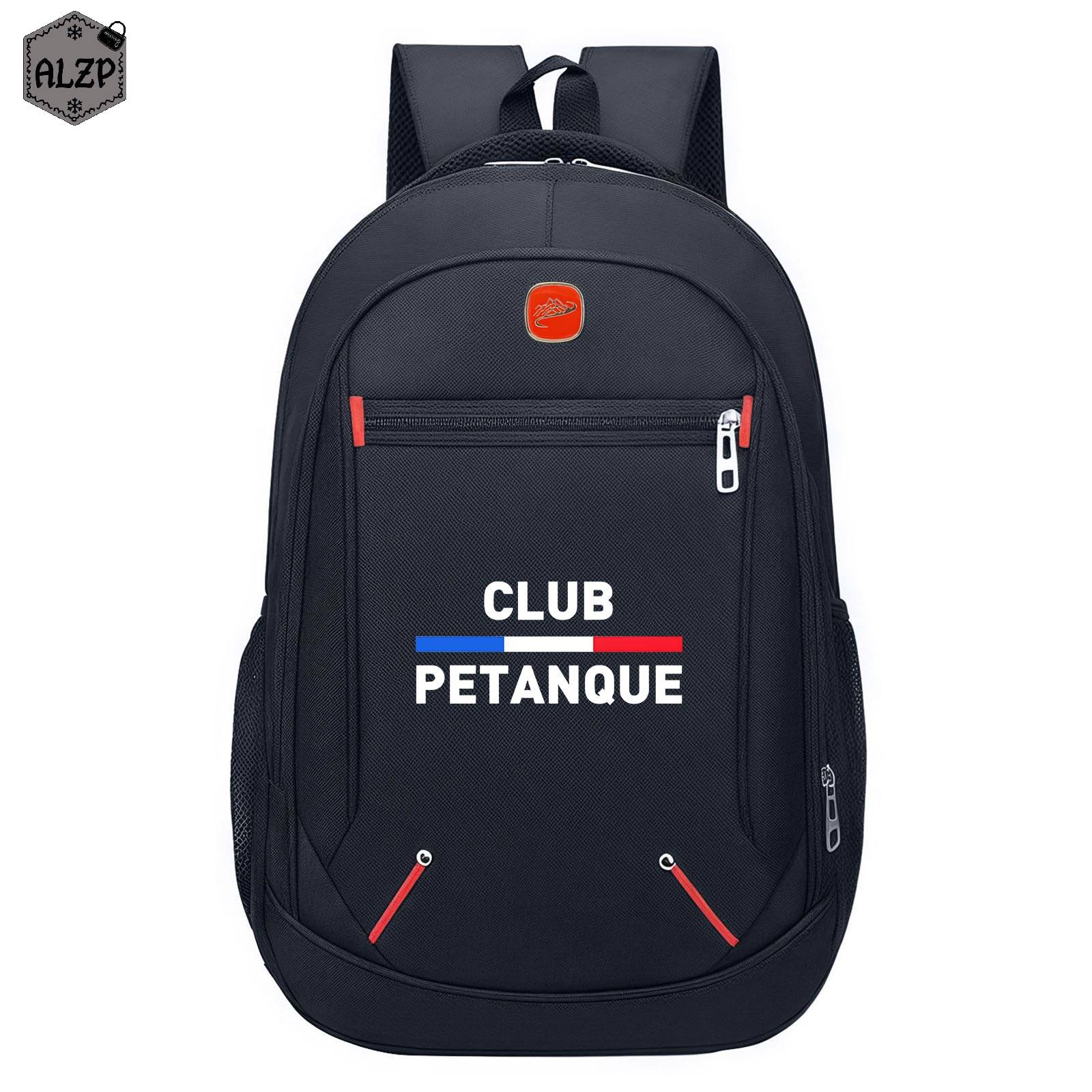 TEMU Sac à dos PETANQUE conçu pour les joueurs et les passionnés, avec une construction spacieuse et robuste en nylon Oxford, doté de double