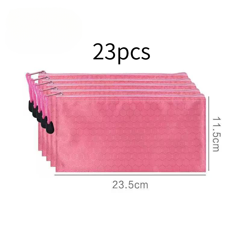 TEMU Astuccio personalizzabile, per ufficio, viaggi e trucco, disponibile in 12 colori, attraente e resistente, realizzato in tessuto Oxford, per