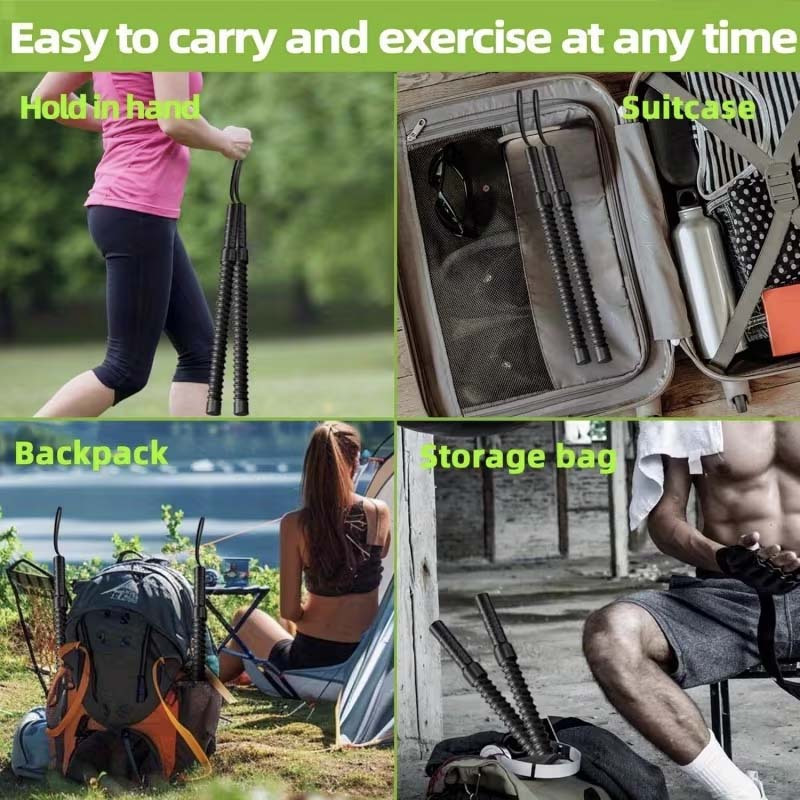 TEMU 2pcs Ropeless Ropes - Portable Cordless Workout Ropes For Home Gym, , Cardio, Full & Workout - Weighted Exercise Equipment For Adult