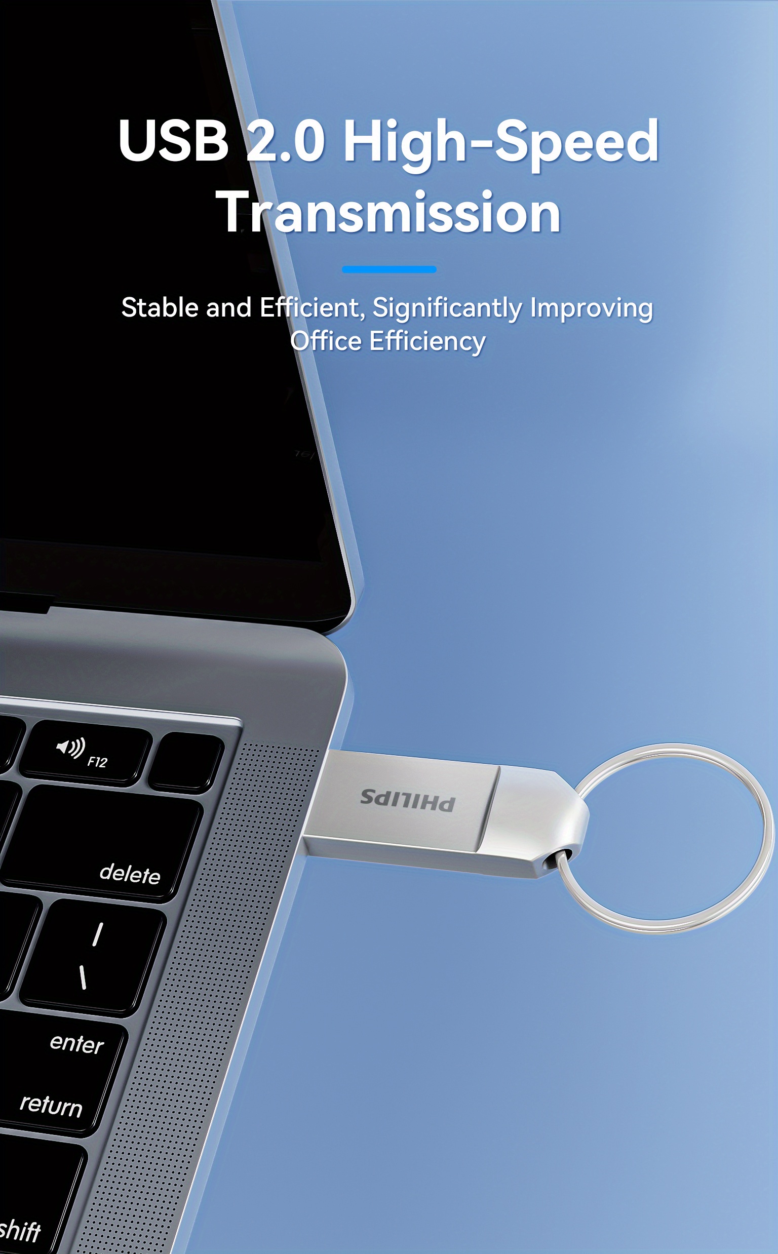 philips chiavetta usb con trasferimento   stabile e interfaccia 2.0 ampiamente compatibile. design   e portatile per facile trasporto e conservazione. consente trasferimento e condivisione   senza driver,   ma pratico Dettagli dell'articolo 4