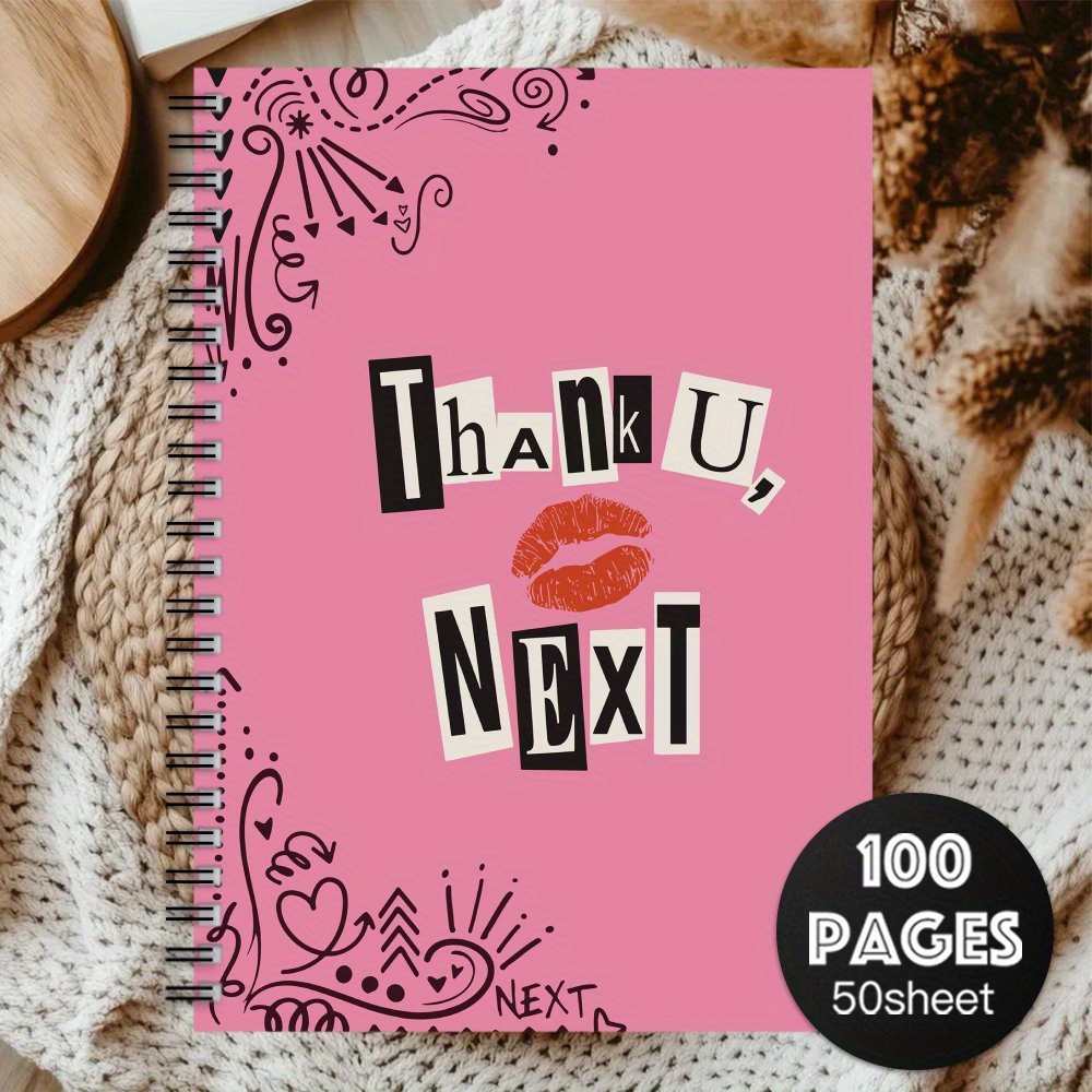 TEMU 1pc Carnet Spirale avec Citations Inspirantes pour Filles - Plan d'Affirmations Positives & Journal de Réflexion Élégant, pour Amies et Sœurs