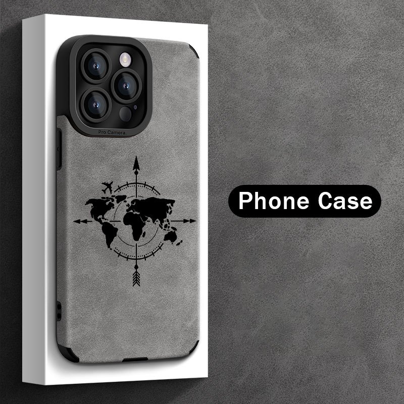 Phone Case - Phone Case With A Faux Leather-like Texture That A Great Touch, Accurately Positioned Ports, And An For Iphone 16, 15, 14, 13, 12, 11 Pro, Pro Max, Plus, X/ Xs, And Xs Max