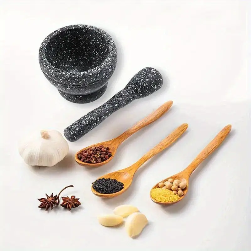 1pc manual garlic press bowl masher durable plastic multi purpose grinder for spices herbs textured grip easy for kitchens garlic crusher kitchen grinding tools spice preparation modern kitchenware sturdy kitchen tool food preparation compact kitchenware material cooking enthusiasts details 6