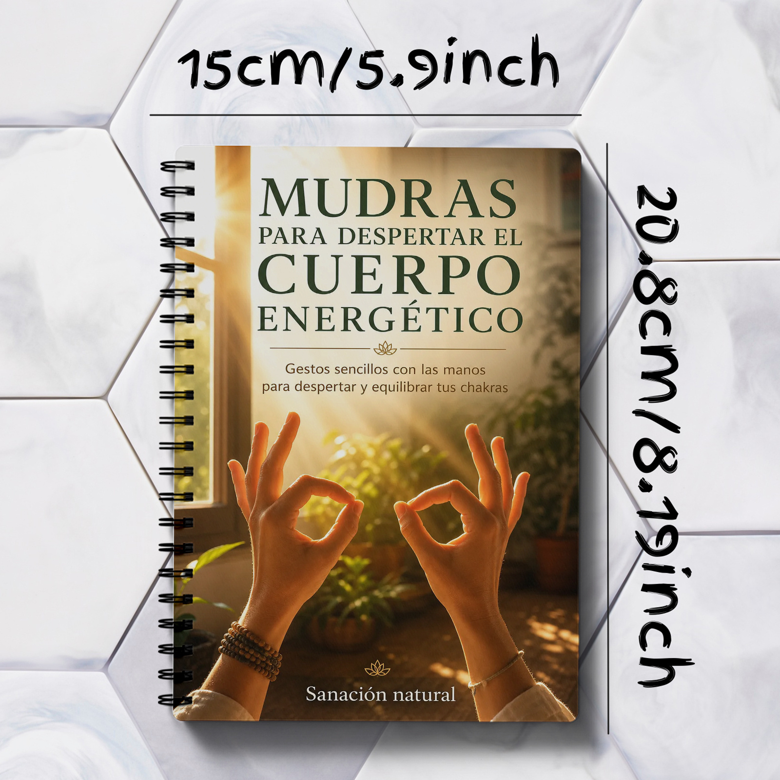 TEMU Edición en Español | Cuaderno de Poses de Manos con Ilustradas | El Yoga de para la Limpieza de y de la Kundalini, Cuaderno de Asuntos de