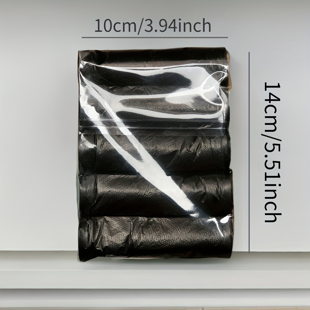 5 pack small garbage bags polyethylene disposable trash bags for bathroom kitchen cleaning storage suitable for living room toilet clothes ideal for yard waste details 3