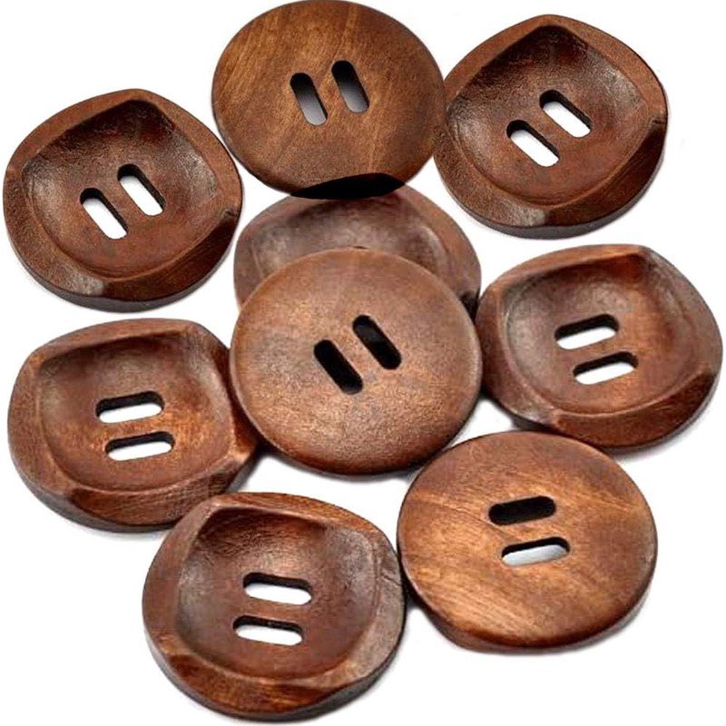 Lot De 50 Boutons Mixtes 6mm 2 Trous Assortis - Résine Pour Couture, Scrapbooking