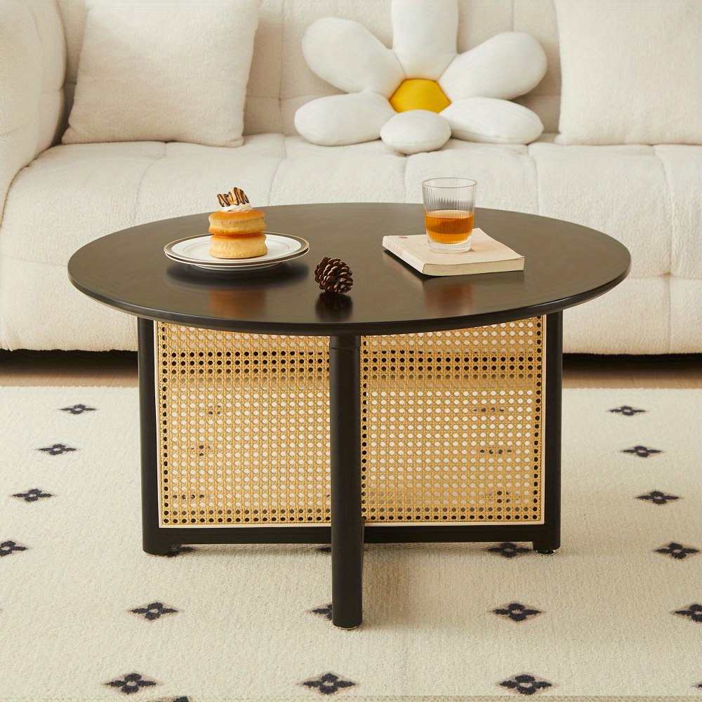 Table Basse Moderne 105x60x40 Cm Avec Tiroirs Et Compartiments Ouverts, Table De Salon En Bois Pour Bureau Salon Blanc Couleur Bois 96932850