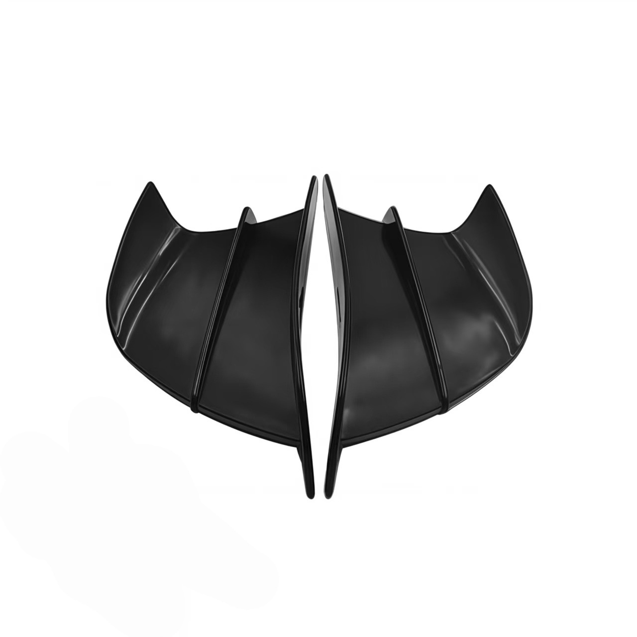 TEMU 2pcs Motorcycle Aerodynamic Winglet Spoiler, Carbon Fiber Look, Sportbike Side Fairing Wing, Universal Fit, Reduce Wind Resistance, High Speed