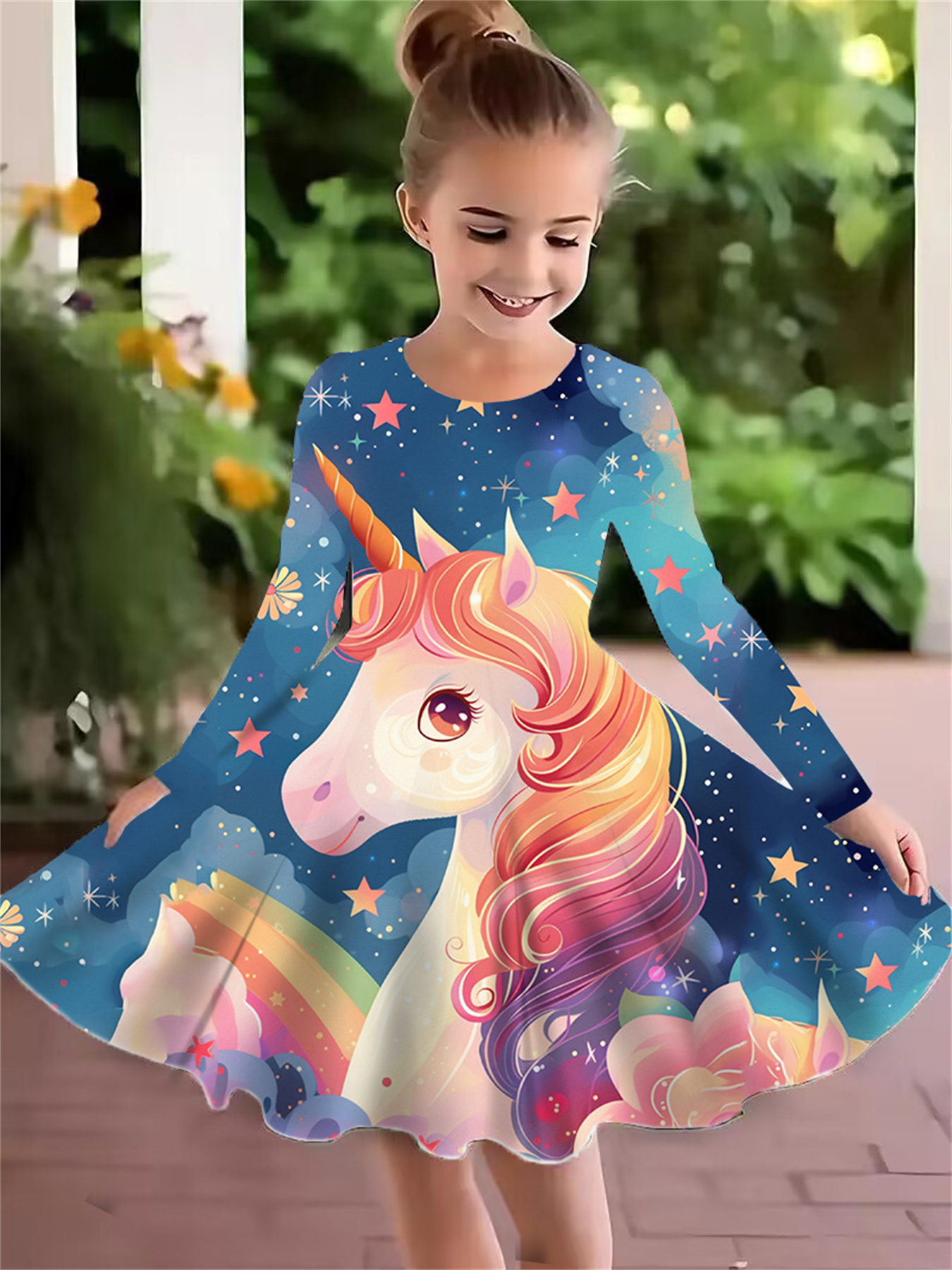 birthday unicorn dress One In a Melon Birthday Outfit – STYLO main image 1