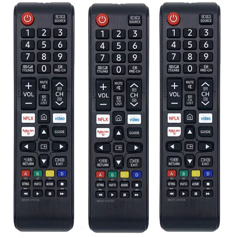 Univerzalni nadomestni daljinec za SAM TV, BN59-01315B IR daljinec z bližnjicami za Netfli, Prime, , črn univerzalni daljinec za pametne