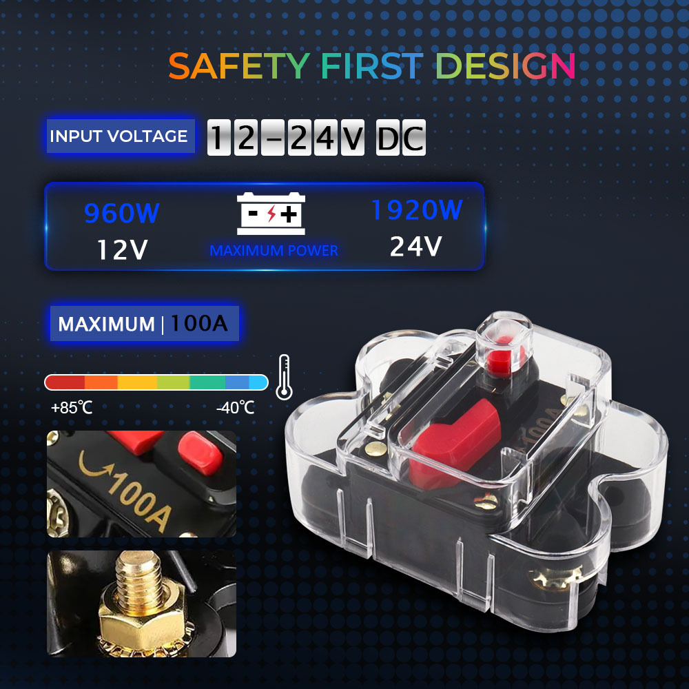 12 Gang Switch Panel for High Power Applications with RGB Control