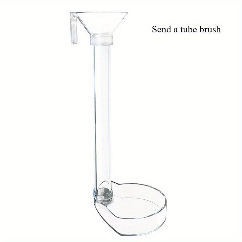 Image of Acrylic Aquarium Fish Feeder Transparent Tube Multifunctional Large Capacity Fish Tank Food Dispenser For Aquarium Tank Shrimp