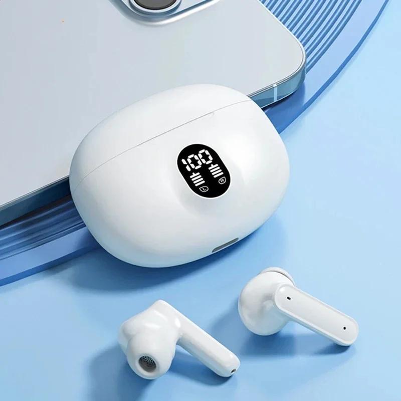 LAN XUN 2025 New Generation Wireless Earbuds- Earbud Headphones with LED Display, Hi-Fi HD Stereo Sound, sweat-resistant Design for Sports, Music, and Gaming, In-Ear Design, Advanced Technology, Wireless Connectivity, and Rapid USB Charging, Monster Earbuds, Wireless Headphone, Wireless Earbuds Noise Cancelling, Headphones Wireless Noise Cancelling, Button Headphones Wired, Gaming Earbuds, Sports Earbuds, Sleek Design, Modern Earbuds, Premium Audio, Highquality Sound,