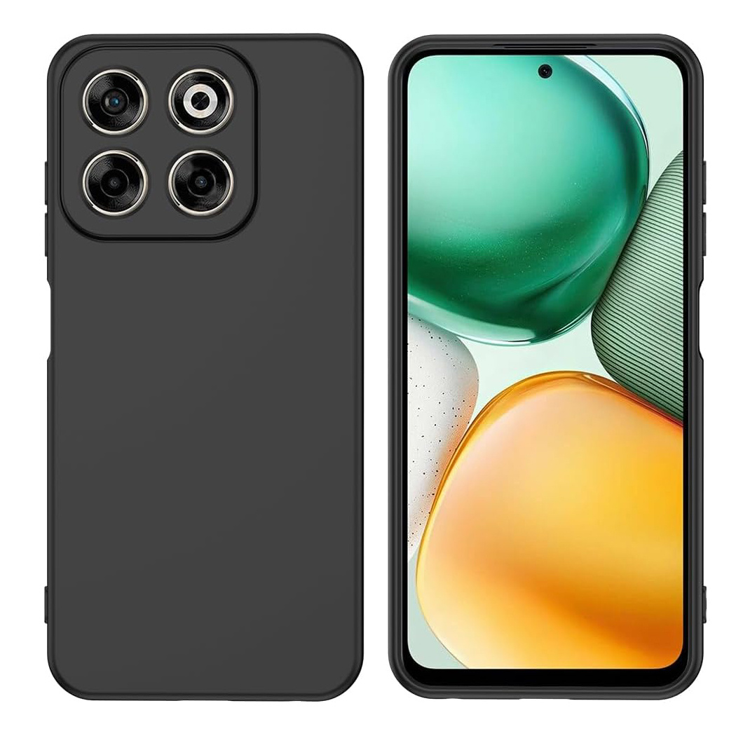 TEMU Funda para Teléfono: Funda para ZTE Blade V70 4G, Funda Suave Negra, Protección para Cámara, Antirrayas y Antigolpes, Carcasa Protectora con