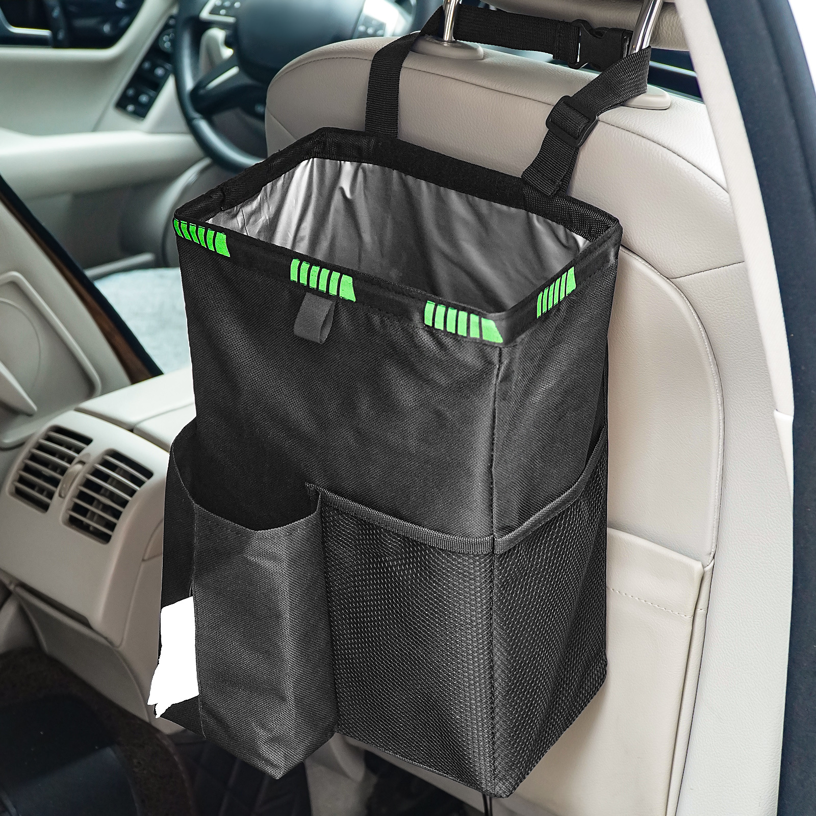 Car Trash Can 3.5 Gallons Car Garbage Can