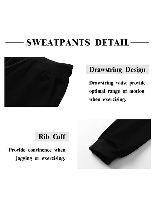 mens tracksuit hooded sweatshirt and jogger pants hiking outdoor 2pcs outfits
