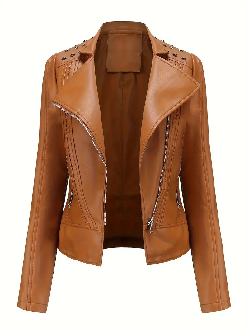 Womens Motorcycle Jacket Short Jacket Cool Stylish A Sharp
