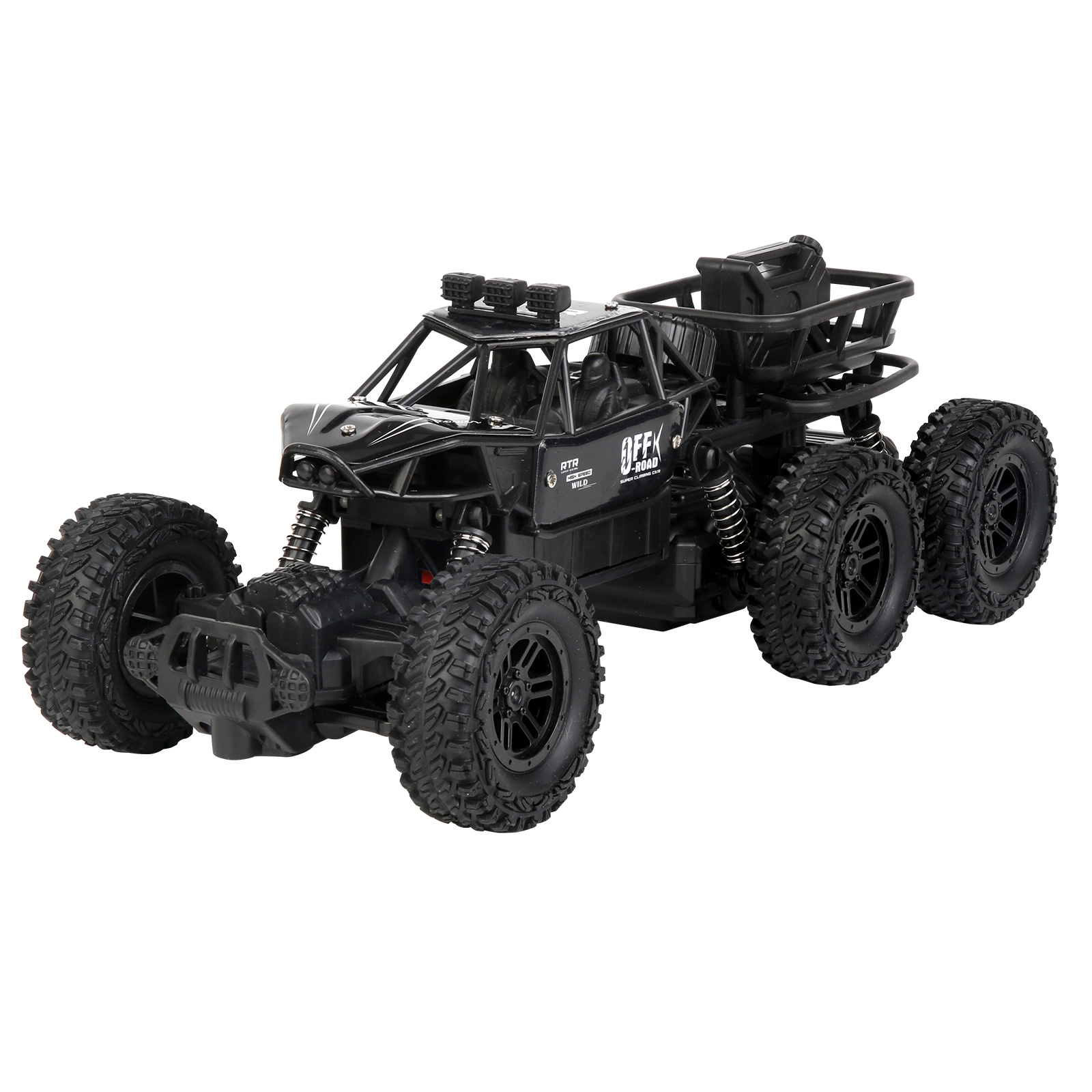 TEMU Six-wheel Alloy Climbing Rc Car, Drive Off-road Toy, Toys With High Elastic Shock Absorber, Toys 3+ Kids, Birthday Gift For Boys And Girls
