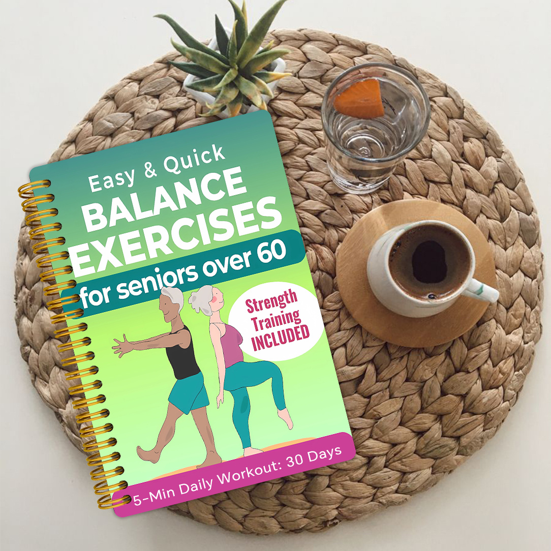A Concise 5-Minute Exercise Routine Aimed at Improving Balance for Seniors: a Visual Manual to Boost Stability And Alleviate The Fear of Falling, Along with a 30-Day Quick Workout Program to Regain Confidence! Senior Fitness, 13.97X21.08 cm
