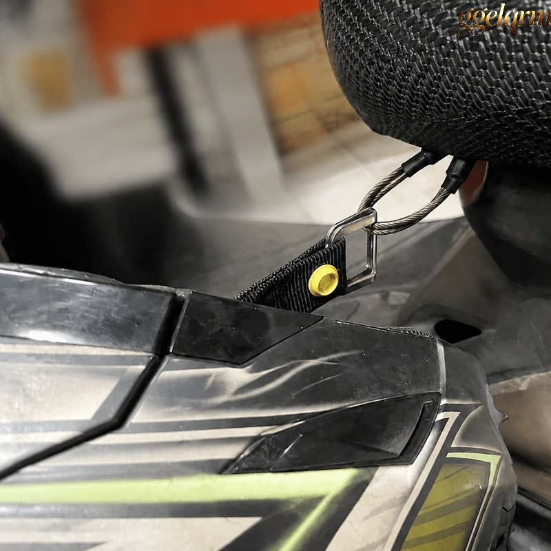 Eight-Pack Coiled Helmet Security Cables