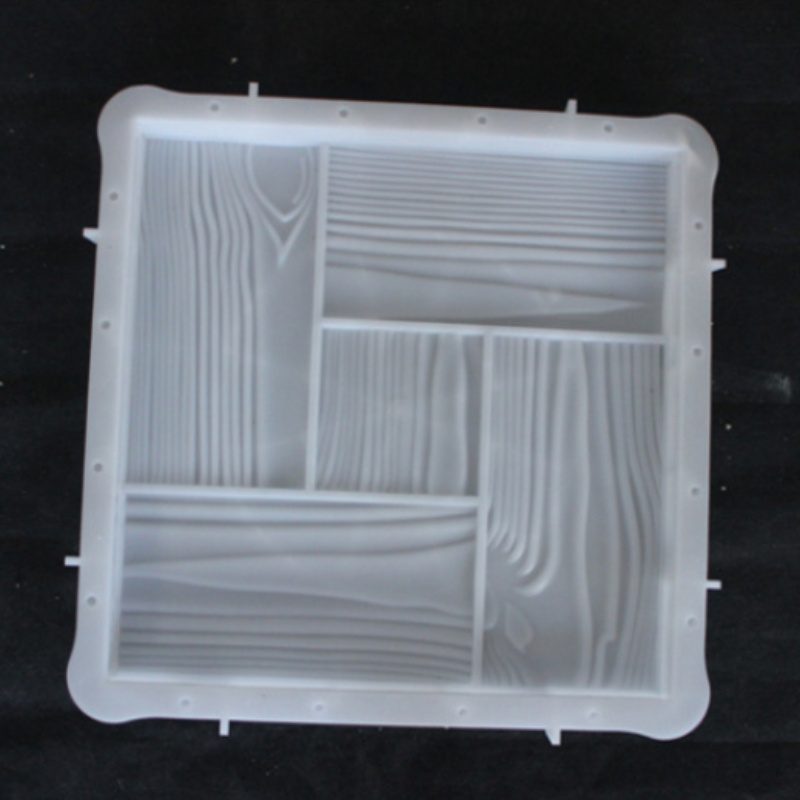 11.8x11.8 Inch Wooden Pattern Clay Mold, Garden Path Tile Decorative Indentation Tool, Landscape Carving Appliance, Art Crafts And Sewing Supplies, Pottery Making Additions