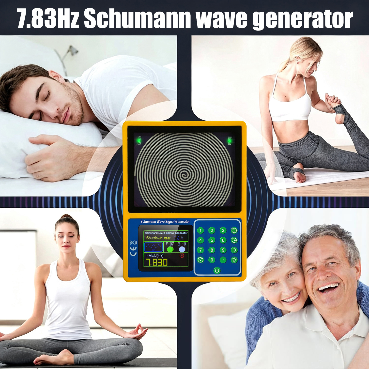 Schumann Resonance Generator with Adjustable Frequency