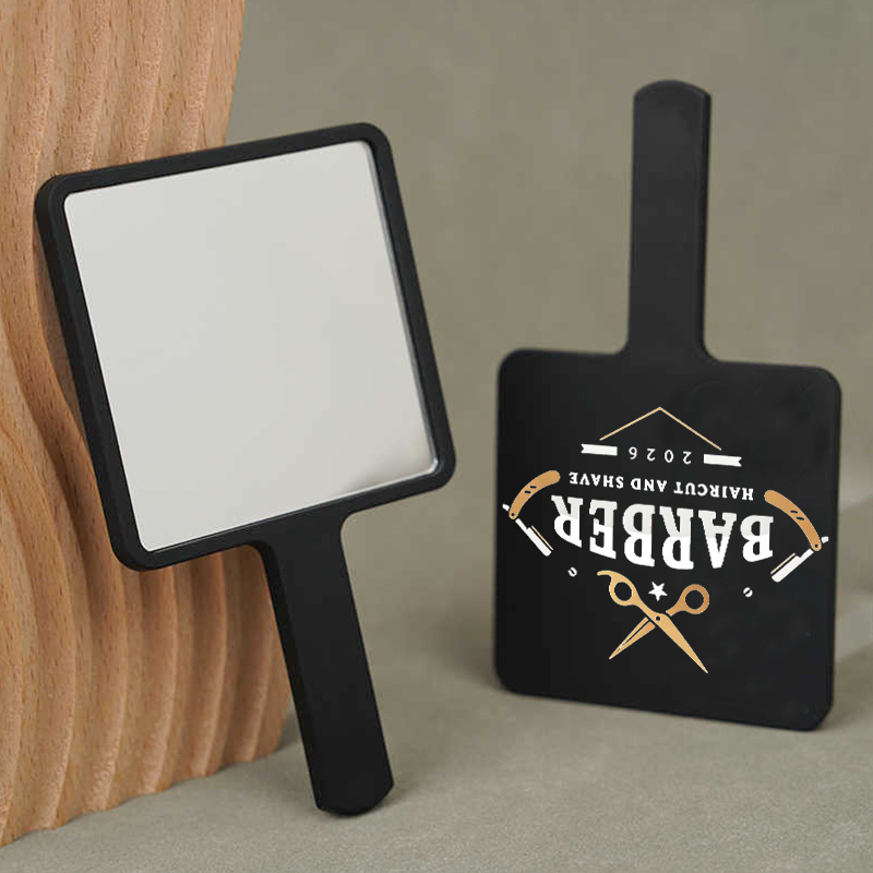 Professional Handheld Salon Mirror with Ergonomic Handle