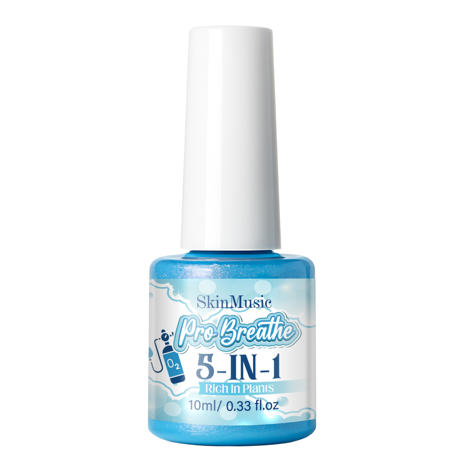 Image of 5in 1 Nail Polish, Quick Dry, Long-lasting Gloss, Rich In Plants, Alcohol-free, Formaldehyde-free, Liquid Form, Adult Manicure, 10ml