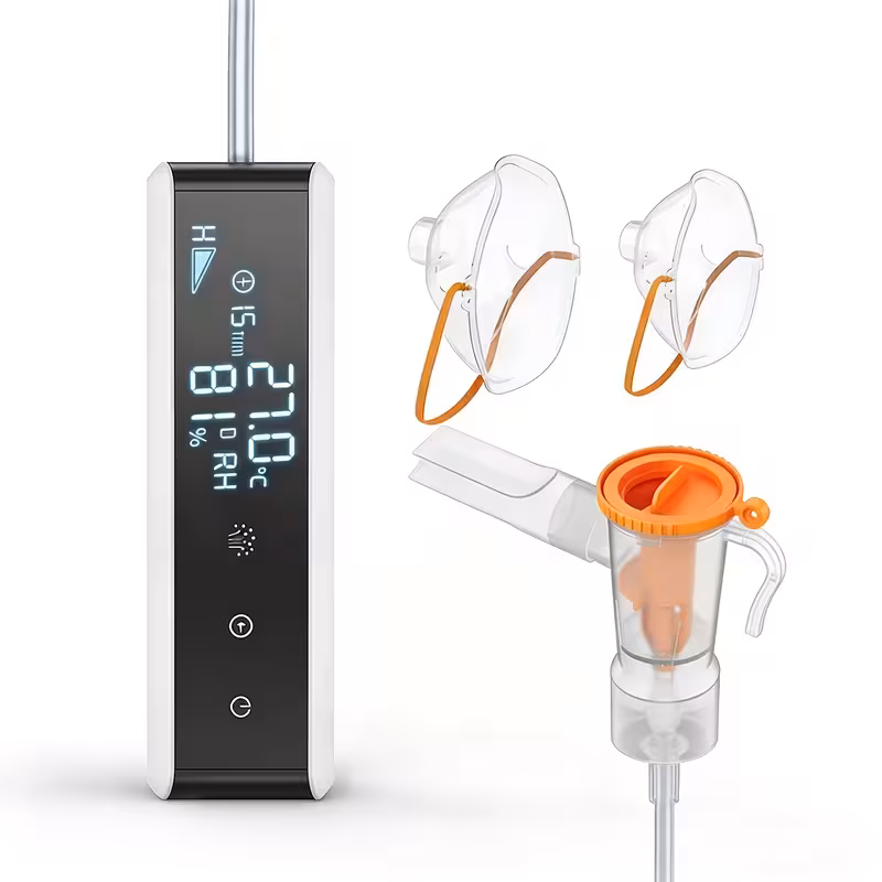 portable adult nebulizer compressor atomization lcd display and for respiratory issues or home and travel for adults kids Product details 5